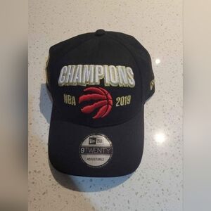 Men's New Era Black Toronto Raptors 2019 NBA Finals Champions Hat